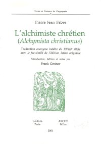 Immagine copertina libro L'alchimiste chrétien (Alchimista christianus)