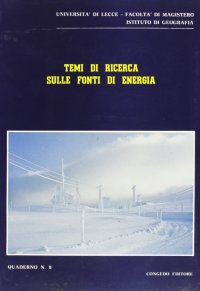 Immagine copertina libro Temi di ricerca sulle fonti di energia