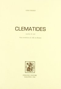 Immagine copertina libro Clematides
