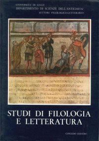 Immagine copertina libro Studi di filologia e letteratura
