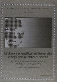 Immagine copertina libro La ricerca scientifica nell'università e negli enti pubblici di ricerca