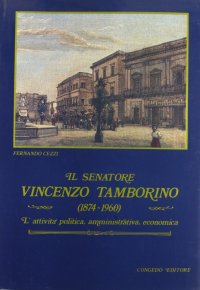 Immagine copertina libro Il senatore Vincenzo Tamborino (1874-1960). L'attività politica, amministrativa, economica