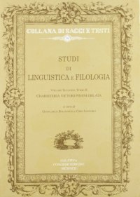 Immagine copertina libro Studi di linguistica e filologia. Vol. 2/2: Charisteria Victori Pisani oblata