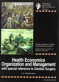Immagine copertina libro Health economics organization. Management and cardiac surgery