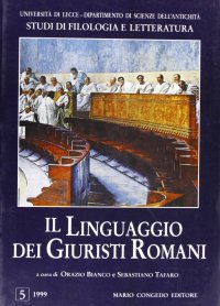 Immagine copertina libro Il linguaggio dei giuristi romani