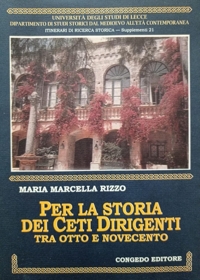 Immagine copertina libro Per la storia dei ceti dirigenti tra Otto e Novecento