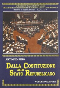 Immagine copertina libro Dalla Costituzione allo Stato repubblicano. Momenti e problemi dell'Italia degasperiana