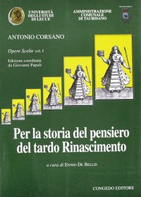 Immagine copertina libro Per la storia del pensiero del tardo Rinascimento