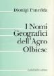 Immagine copertina libro I nomi geografici dell'agro olbiese