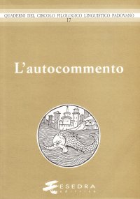 Immagine copertina libro L'autocommento