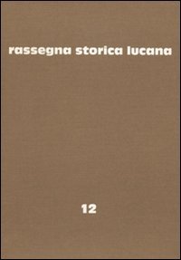 Immagine copertina libro Rassegna storica lucana. Vol. 12