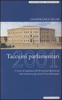 Immagine copertina libro Taccuini parlamentari 2001