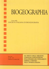 Immagine copertina libro Gli effetti delle variazioni climatiche pleistoceniche sulla dinamica dei popolamenti animali e vegetali nella penisola italiana
