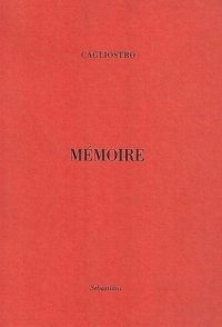 Immagine copertina libro Mémoire pour le Comte Cagliostro
