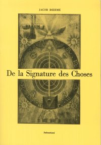 Immagine copertina libro De la signature des choses, ou de l'engendrement et de la définition de tous les êtres