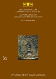 Immagine copertina libro Manufatti in cuoio. Conservazione e restauro