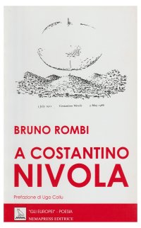 Immagine copertina libro A Costantino Nivola. Testo inglese a fronte