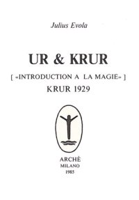Immagine copertina libro Ur & Krur. Introduction à la magie. Krur (1929)