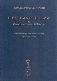 Immagine copertina libro L'elegante poema & commento sopra il poema