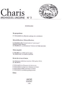 Immagine copertina libro Charis. Archives de l'Unicorne. Vol. 3