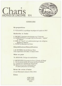 Immagine copertina libro Charis. Archives de l'Unicorne. Vol. 4