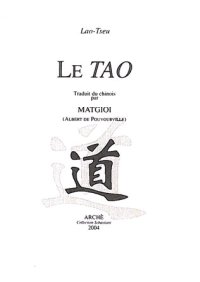 Immagine copertina libro Le tao