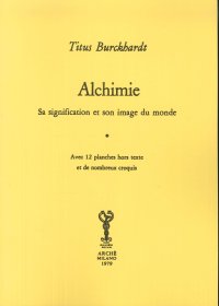 Immagine copertina libro Alchimie. Sa signification et son image du monde
