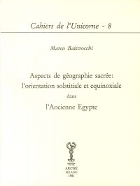 Immagine copertina libro Aspects de géographie sacrée: l'orientation solsticiale et equinoxiale dans l'ancienne Egypte