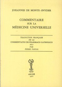 Immagine copertina libro Commentaire sur la médecine universelle