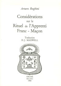 Immagine copertina libro Considérations sur le rituel de l'apprenti franc-maçon