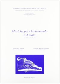 Immagine copertina libro Musiche per clavicembalo a 4 mani