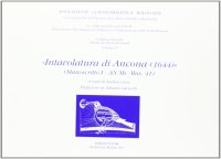 Immagine copertina libro Intavolatura di Ancona (1644). Manoscritto I (ms. Mus. 41)