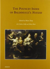 Immagine copertina libro The pouncey index of Baldinucci's «Notizie»