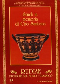 Immagine copertina libro Rudiae. Ricerche sul mondo classico. Vol. 15
