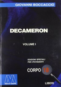 Immagine copertina libro Il Decameron. Ediz. per ipovedenti