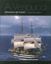 Immagine copertina libro A. Vespucci attraverso gli oceani-Across the oceans