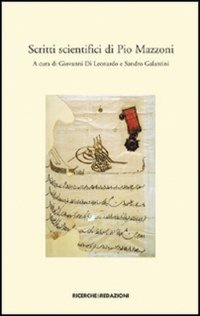 Immagine copertina libro Scritti scientifici di Pio Mazzoni