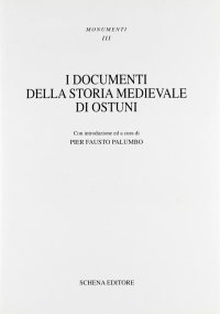 Immagine copertina libro I documenti della storia medievale di Ostuni