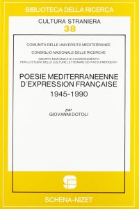 Immagine copertina libro Poésie méditerranéenne d'expression française (1945-1990)