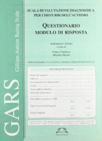 Immagine copertina libro Gars. Questionario, modulo di risposta