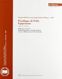 Immagine copertina libro Posidippo di Pella. Epigrammi (P. Mil. Vogl. VIII 309). Con 2 CD-ROM