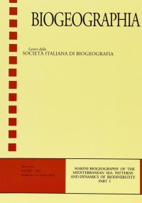 Immagine copertina libro Marine biogeography of the Mediterranean sea: patterns and dynamics of biodiversity. Vol. 1