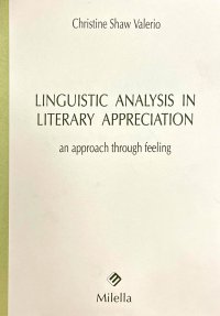 Immagine copertina libro Linguistic analysis in literary appreciation. An approach through feeling