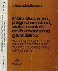 Immagine copertina libro Individuo e impegno esistenziale-sociale nell'umanesimo gentiliano