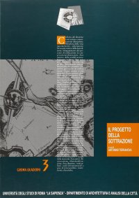 Immagine copertina libro Il progetto della sottrazione