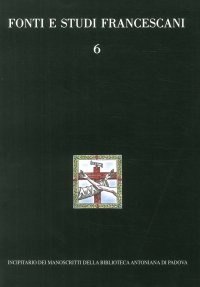 Immagine copertina libro Incipitario dei manoscritti della Biblioteca Antoniana di Padova