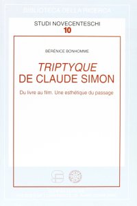 Immagine copertina libro Triptyque de Claude Simon. Du livre au film. Une esthétique du passage
