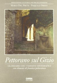 Immagine copertina libro Pettorano sul Gizio. Glossario dei termini geografici con elementi di fonetica pettoranese