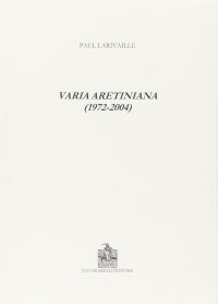 Immagine copertina libro Varia aretiniana (1972-2004)