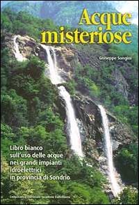 Immagine copertina libro Acque misteriose. Libro bianco sull'uso delle acque nei grandi impianti idroelettrici in provincia di Sondrio